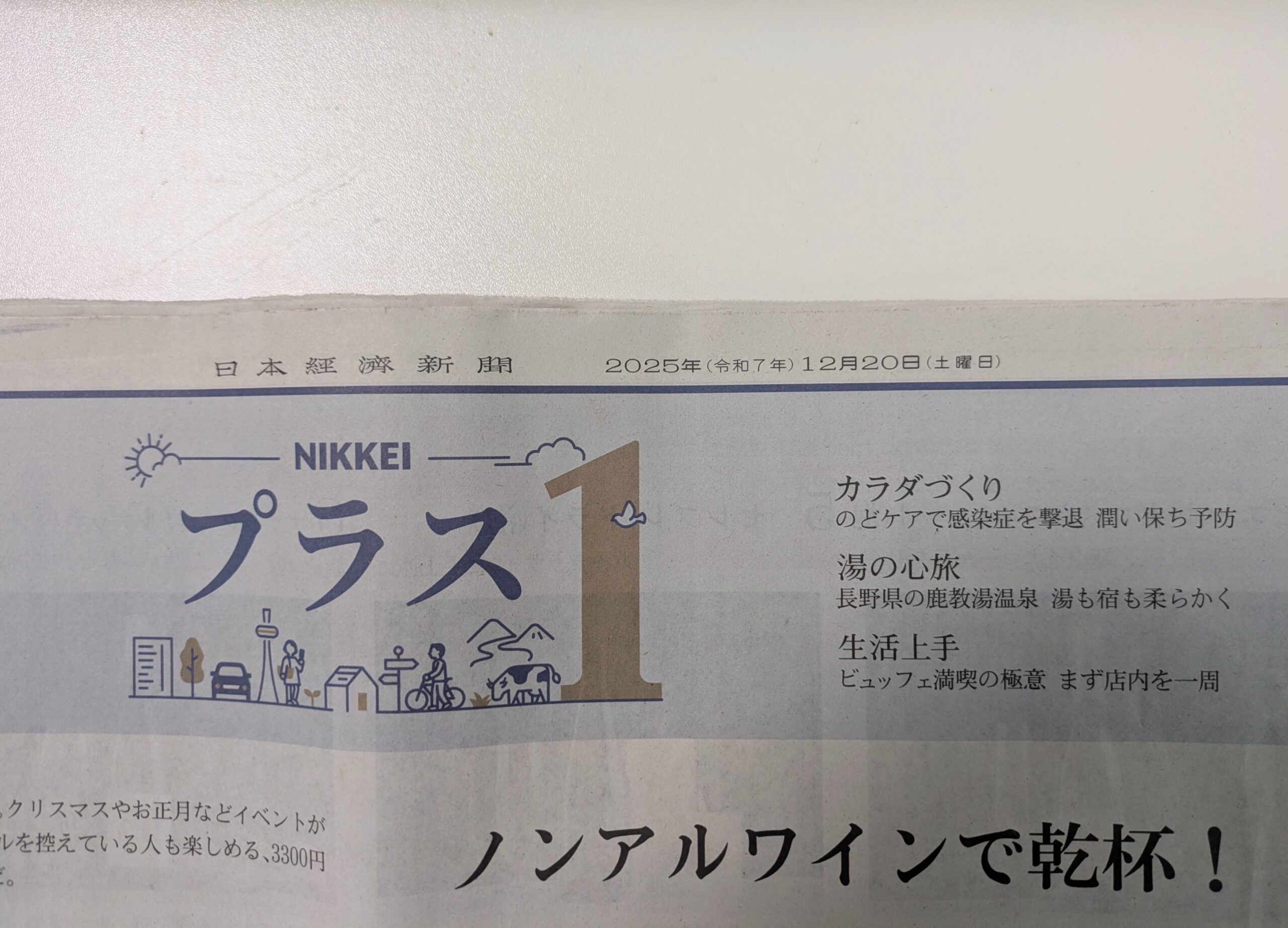 今週の専門家として参加しました　日本経済新聞（2025年12月20日）　NIKKEIプラス1　何でもランキング